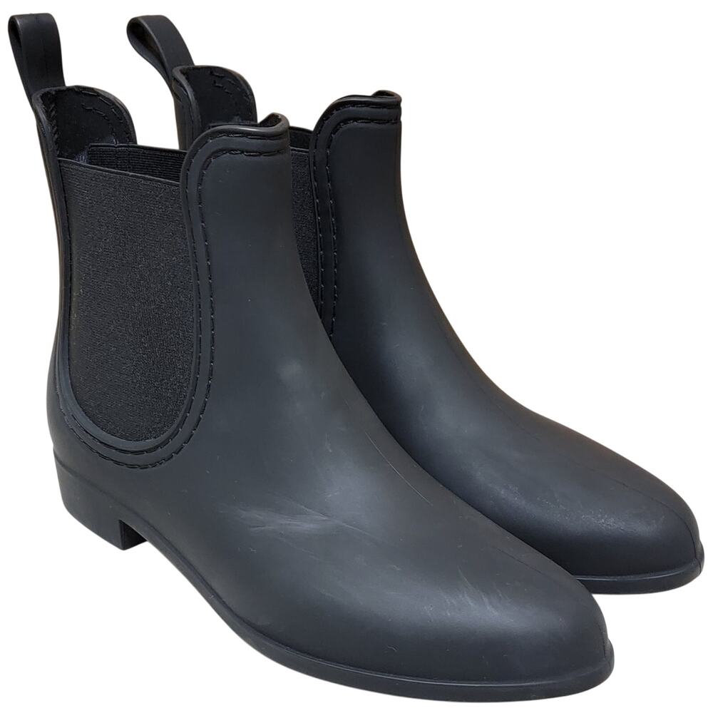 Jeffrey Campbell Women Forecast Chelsea Boots Size US 6M Black Rubber